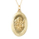 14k Yellow Gold St. Joseph Medal Pendant 1" Tall 2.5 Grams