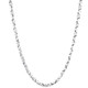 46 Gram Solid Heavy 18k White Gold Men's 4.5mm Link Chain Necklace 24" Length