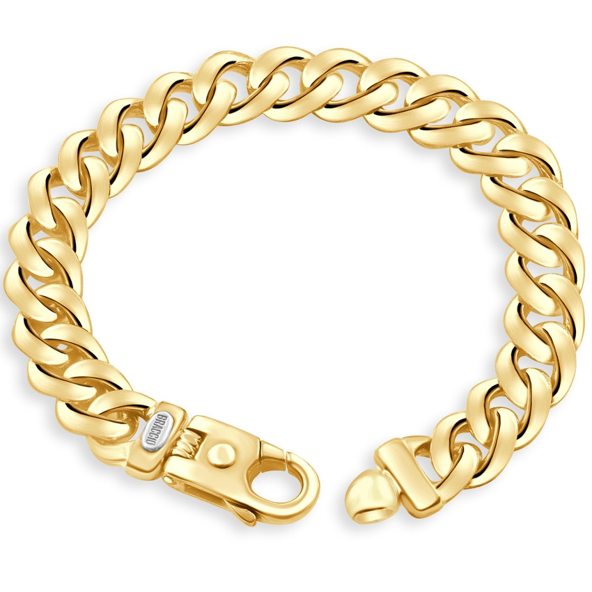 Men's Cuban 14k Gold (71gram) or Platinum (133gram) 11.5mm Link Bracelet 8.5"
