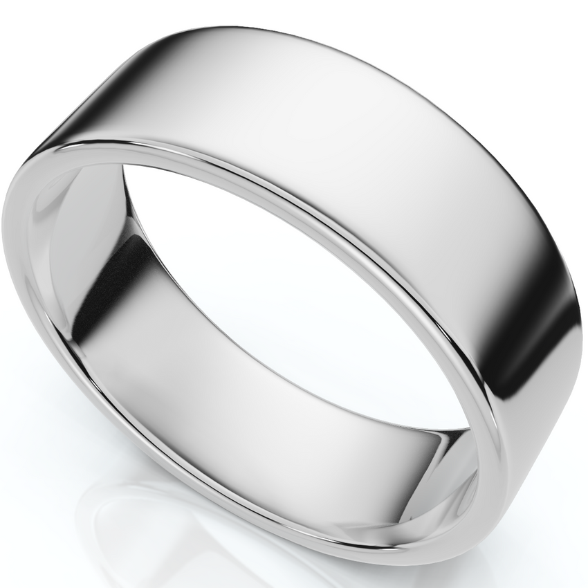 Mens 950 Platinum Comfort Fit Wedding Ring Band New