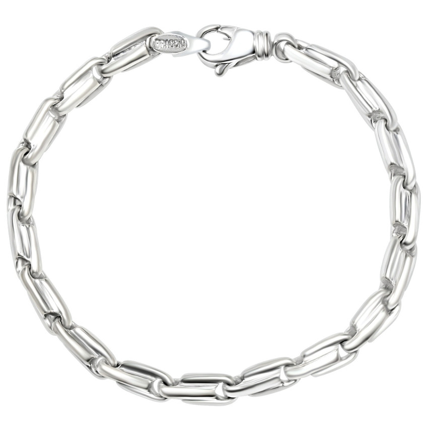 Men's Seed Link 14k Gold (45gram) or Platinum (72gram) 5mm Bracelet 9"