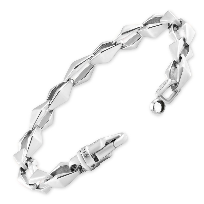 Men's Link 14k Gold (49gram) or Platinum (79gram) 8.5mm Bracelet 8.5"