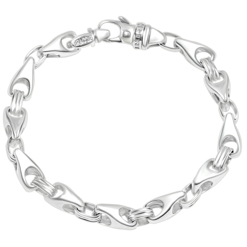 50 & 70 % Designer Gents Silver Bracelet, Minimum 15 Grams at Rs 45/gram in  Rajkot