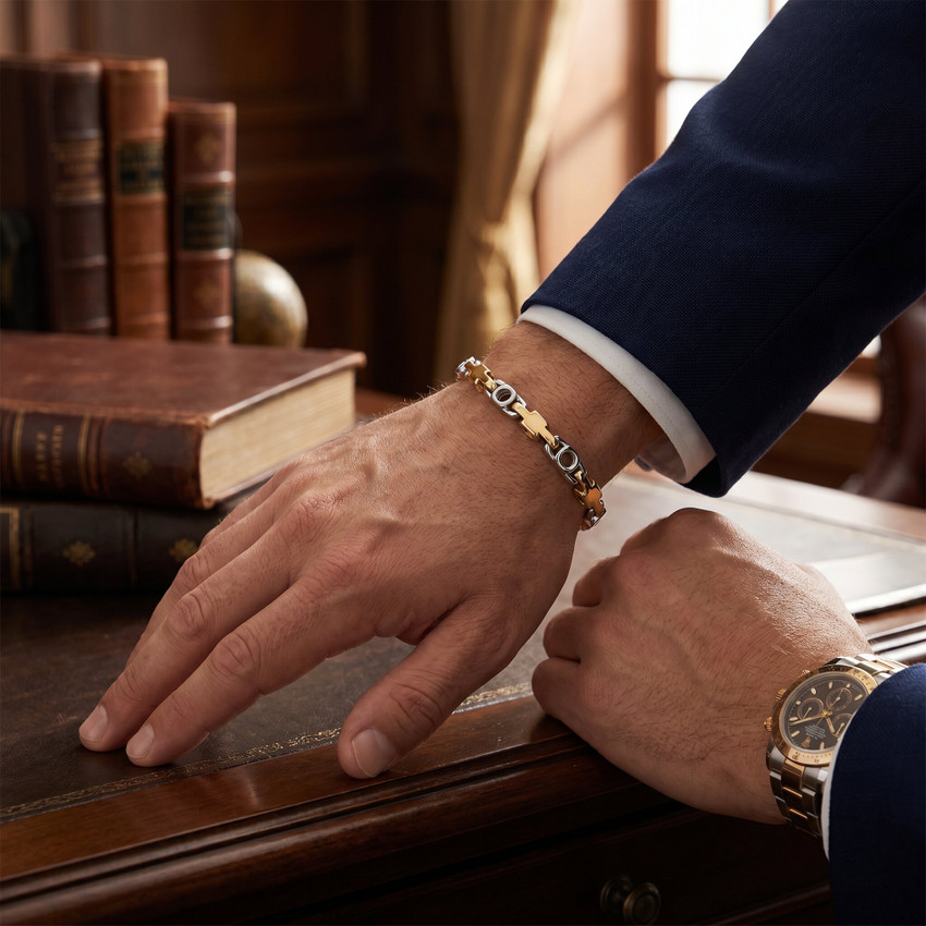 Men's Designer Mariner Link 14k Gold (43gram) or Platinum (69gram) 6mm Bracelet 8"