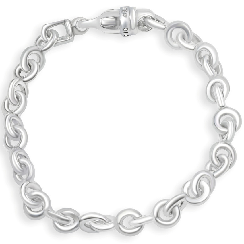 Men's 14k Gold (45gram) or Platinum (73gram) 8.5mm Link Bracelet 8.5"
