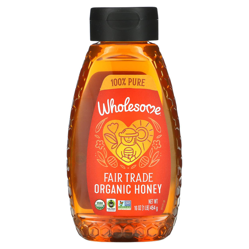 Wholesome Certified Honey Squeezable 16oz