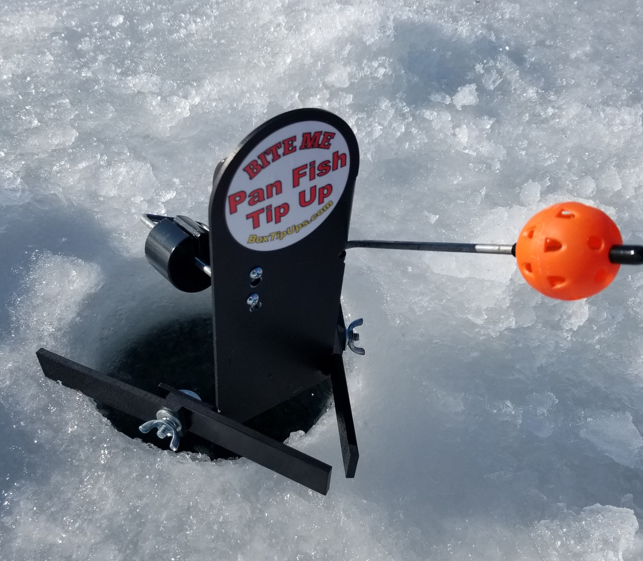 bite me ice fishing box Bite Me Pan Fish Tip Up (Discounts as you add more to Cart)