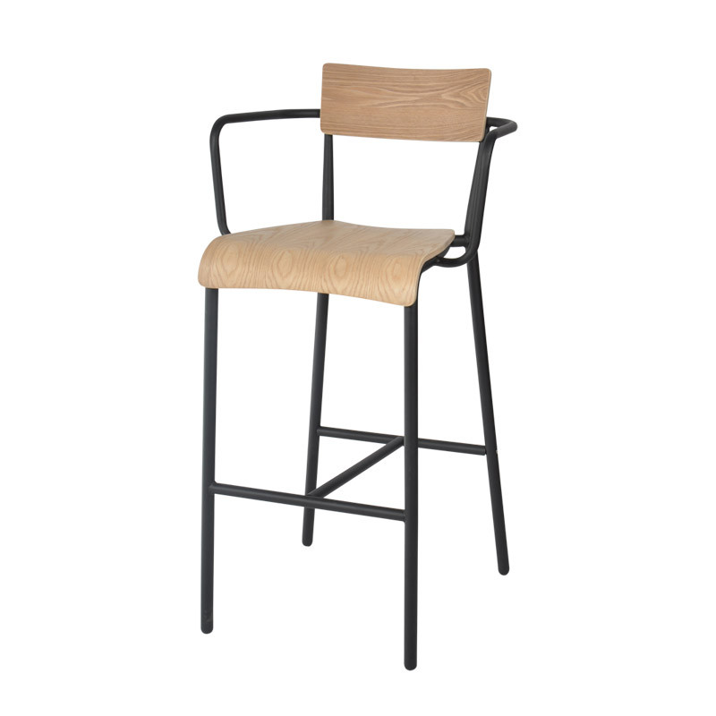 T Arm Barstool Plywood