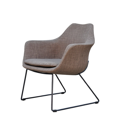 Blake Lounge Chair with Metal Leg
