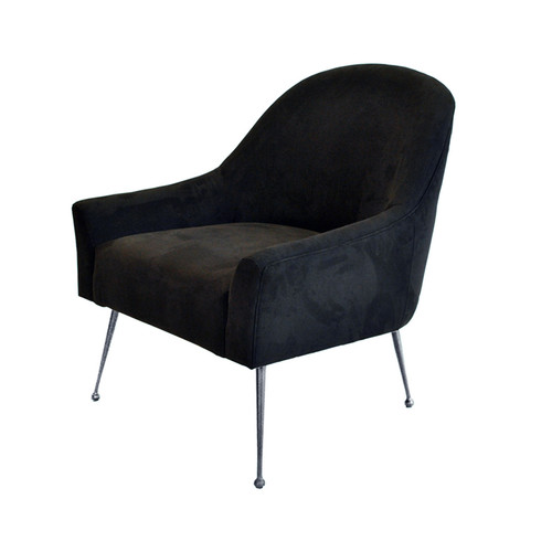 Elvis Lounge Chair with Metal Leg