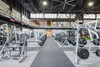 Vibra series gym floor tiles in a gym