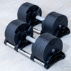 Eurobells 5-80lbs Adjustable Dumbbell Set