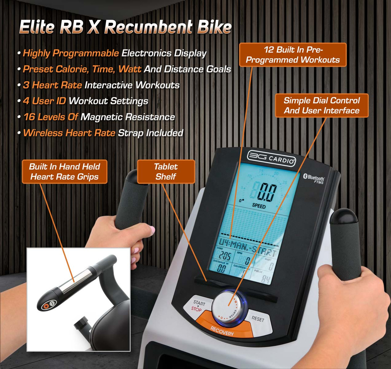 Elite deals recumbent bike