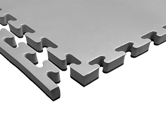 grey puzzle mat