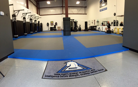 MMA facility using Zebra 2" PRO Series Mats