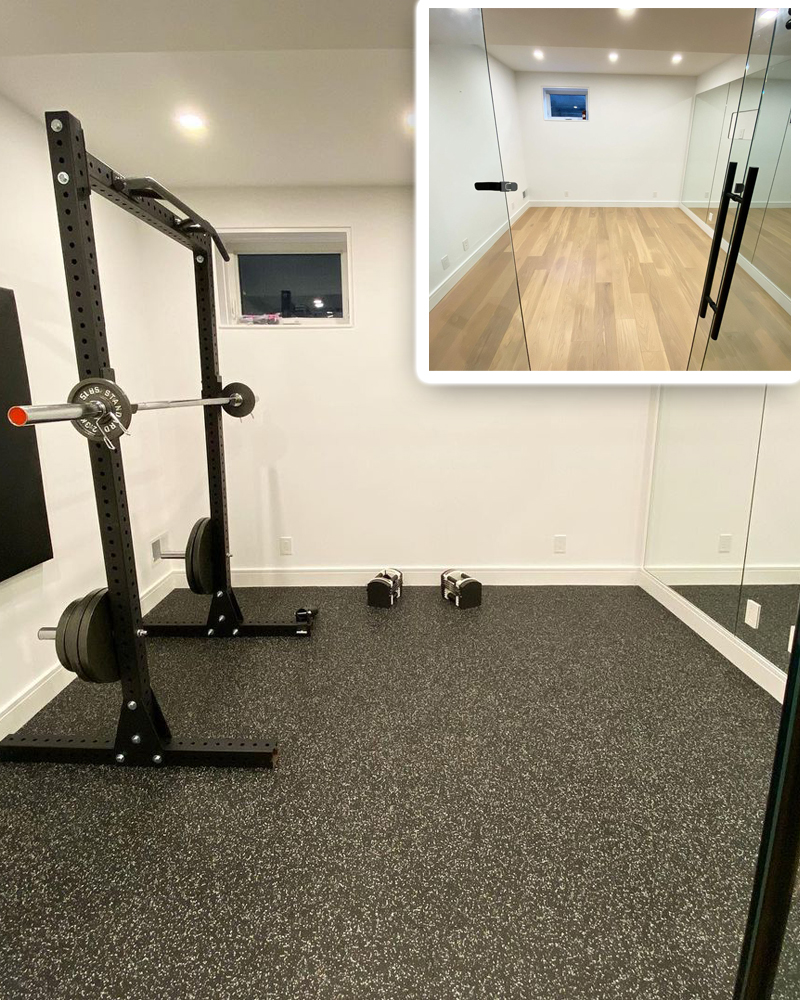 Home Gym Floor Mats - Exercise Room Flooring