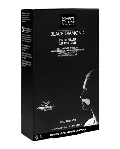 Parches contorno de labios ionto filler black diamond martiderm