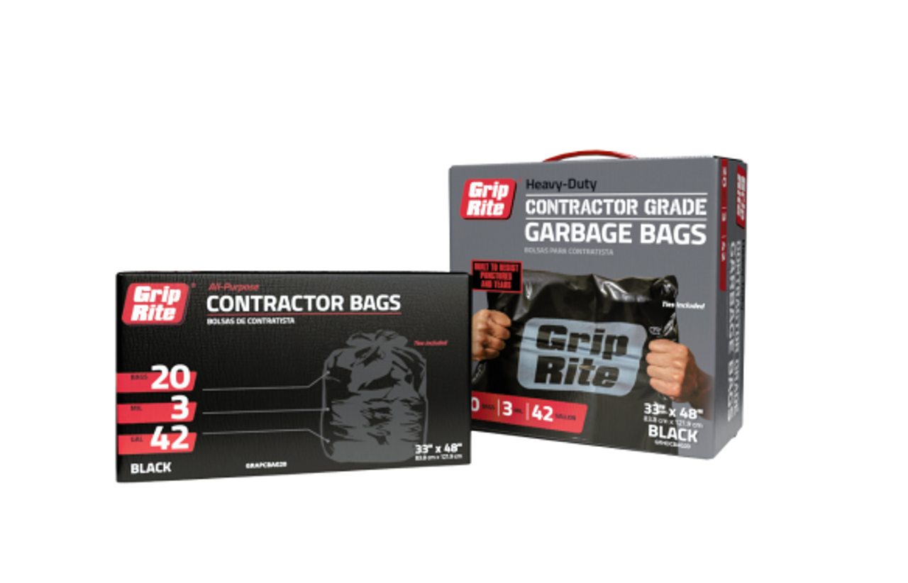 Heavy Duty Contractor Grade Trash Bags