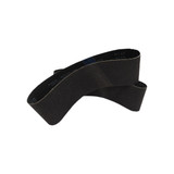 Flexovit HP Industrial & Portable Sanding Belts are made with X-weight cotton cloth backing and a  mylar tape butt joint seam.  Resists stretching and assures smooth, bump free sanding.