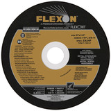 Flexovit Type 27 Depressed Center Grinding Wheels are made for angle grinding applications including weld grinding, beveling, snagging, and other surface preparation jobs requiring moderate to heavy stock removal.  Wheels are 1/4" thick, with 3 full diameters high tensile fiberglass reinforcements for maximum safety.