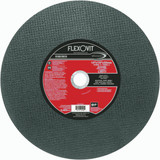 Flexovit Type 1 High Speed Gas & Electric Saw Wheels are built for maximum durability.  High tensile double fiberglass reinforcement and sturdy bond formulations ensure operator safety when using these powerful saws.