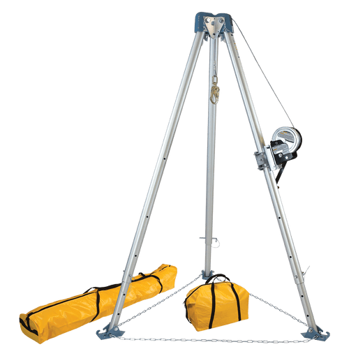 11' Tripod Kit with 7281 3-Way SRL-R and Storage Bags