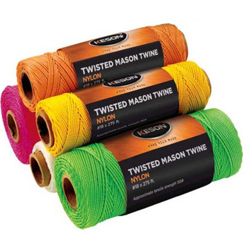 ORANGE TWISTED NYLON #18 X 1090 FT TWINE