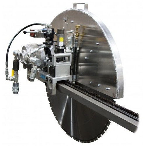 CC1600-3.8PA WALL SAW PKG WITH TRACKS, GUARD AND AL UMINUM TRACK FEET (LY STYLE)