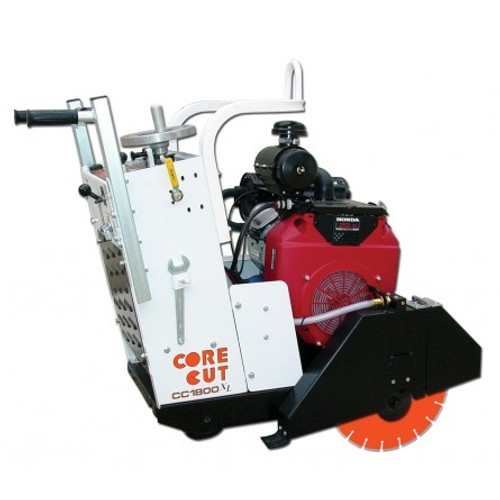 CC1810E3XL-20P 10HP-230V-3PH BALDOR ELECTRIC WALK BEHIND SAW W/20" GUARD - PUSH MODEL