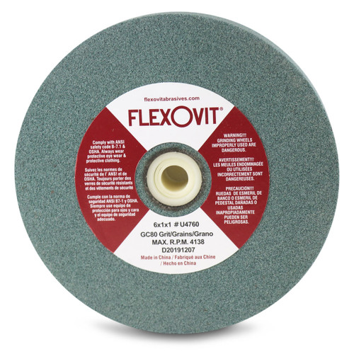 Flexovit® 6x3/4x1 T-1 GC60 Bench Grinder Wheel