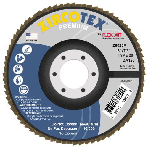 Flexovit Type 27 and Type 29 Flap Discs can grind, blend and finish in one step.  Flap Discs can be used to advantage in many applications that involve the use of depressed center grinding wheels and / or resin fiber discs by eliminating two step finishing and tool change time, thereby reducing total job cost.