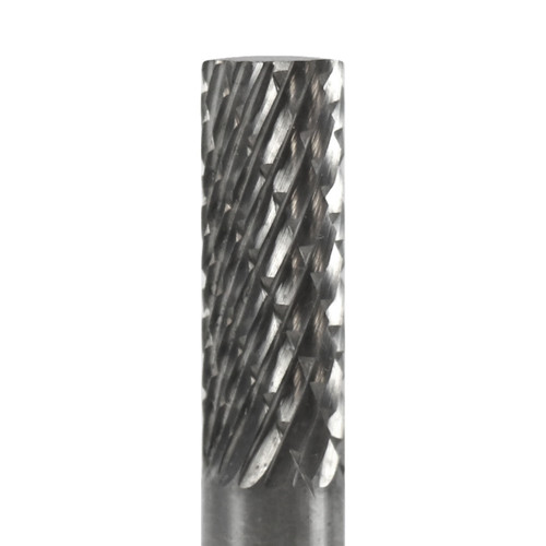 •  Excellent in hard-to-reach areas or confined spaces.  Ideal for shaping and enlarging holes, removing welds and smoothing castings.  •  Bur heads are made with exclusively American manufactured carburized tungsten with cobalt binders sintered at high temperature.