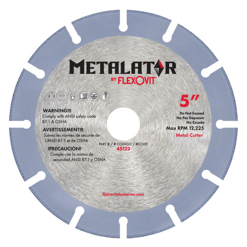 •  For cutting a wide variety of metals.  •   Reduced spark, debris & odor.  •   Outlasts conventional abrasives