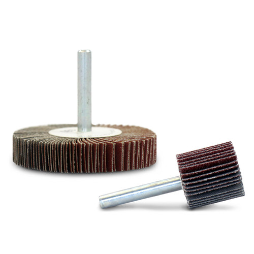 •  Coated aluminum oxide abrasive flaps deliver consistent cutting action, maximum performance and long life.  •  Flexible rectangular cloth conforms to flat and contoured surfaces.  •  A versatile tool for cleaning, deburring, finishing and polishing.