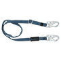 Adjustable Restraint Lanyard; Web, 4' to 6' with Snap Hooks