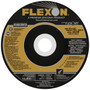 Flexovit Type 27 Depressed Center Grinding Wheels are made for angle grinding applications including weld grinding, beveling, snagging, and other surface preparation jobs requiring moderate to heavy stock removal.  Wheels are 1/4" thick, with 3 full diameters high tensile fiberglass reinforcements for maximum safety.