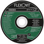 Flexovit Type 27 Depressed Center Grinding Wheels are made for angle grinding applications including weld grinding, beveling, snagging, and other surface preparation jobs requiring moderate to heavy stock removal.  Wheels are 1/4" thick, with 3 full diameters high tensile fiberglass reinforcements for maximum safety.