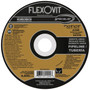 Flexovit Type 27 Depressed Center Combination Wheels are designed for metal fabrication jobs that require alternating between
cutting and light angle grinding.  This eliminates the need for changing wheels, or using two tools to complete the job. 
Combination Wheels are fully reinforced on the back and center of the wheel to prevent edge chipping while angle grinding.