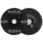 FLEXCEL Type 27 and Type 29 Semi-Flexible Wheels can remove material aggressively like a grinding wheel, and blend and finish like a sanding disc.  FLEXCEL wheels flex to contoured surfaces giving a smooth finish without gouging. Faster stock removal than standard depressed center wheels.  Wheel of choice when working with Aluminum.  Load resistant.