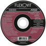 Flexovit Type 27 Depressed Center Combination Wheels are designed for metal fabrication jobs that require alternating between
cutting and light angle grinding.  This eliminates the need for changing wheels, or using two tools to complete the job. 
Combination Wheels are fully reinforced on the back and center of the wheel to prevent edge chipping while angle grinding.