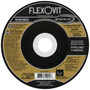 Flexovit Type 27 Depressed Center Combination Wheels are designed for metal fabrication jobs that require alternating between
cutting and light angle grinding.  This eliminates the need for changing wheels, or using two tools to complete the job. 
Combination Wheels are fully reinforced on the back and center of the wheel to prevent edge chipping while angle grinding.