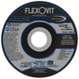 Flexovit Type 27 Depressed Center Combination Wheels are designed for metal fabrication jobs that require alternating between
cutting and light angle grinding.  This eliminates the need for changing wheels, or using two tools to complete the job. 
Combination Wheels are fully reinforced on the back and center of the wheel to prevent edge chipping while angle grinding.