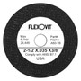 Flexovit fully reinforced Small Diameter Wheels are designed for use on die grinders and straight grinders.  Wheels from .035” through 1/8” thick are designed for cutting applications.  Wheels from 3/16” through 1/2” thickness are designed for grinding using the periphery of the wheel as the grinding face.