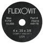 Flexovit fully reinforced Small Diameter Wheels are designed for use on die grinders and straight grinders.  Wheels from .035” through 1/8” thick are designed for cutting applications.  Wheels from 3/16” through 1/2” thickness are designed for grinding using the periphery of the wheel as the grinding face.