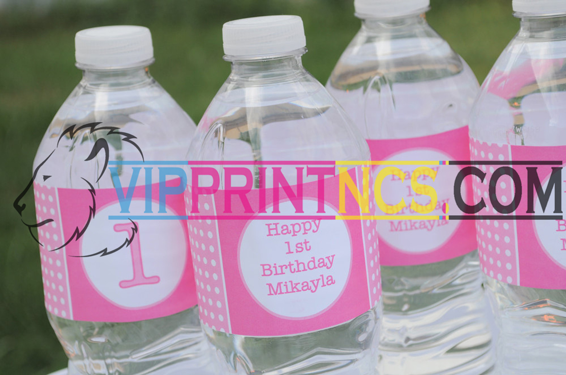 custom water bottle labels