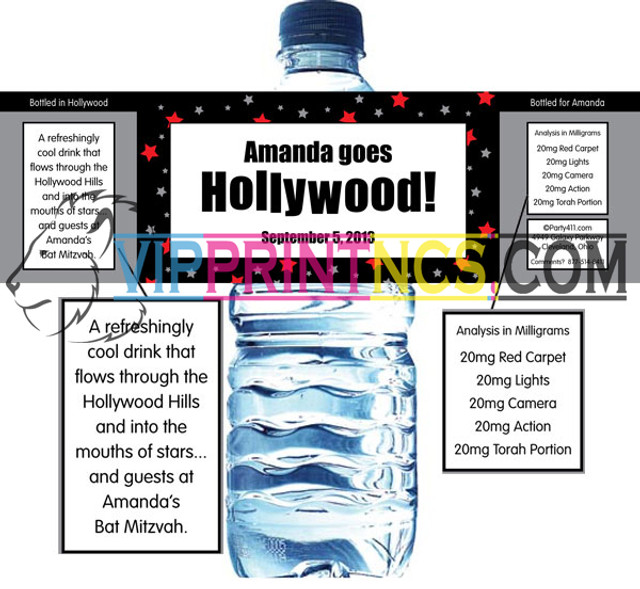 custom water bottle labels