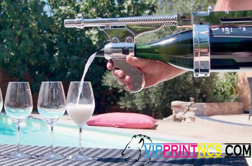 The one and only Champagne Gun