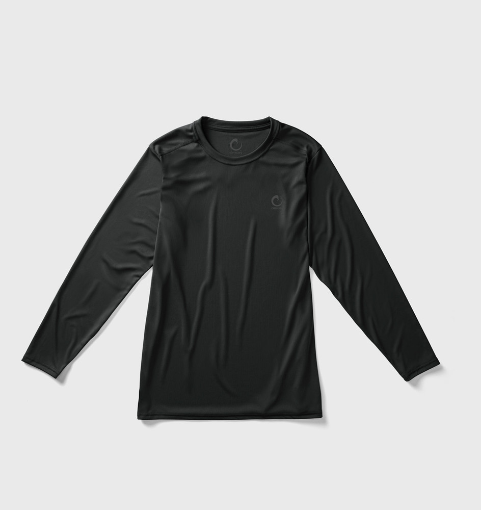 DESCENDANT VORTEX CREW NECK LS BLACK | soundzilla.com.au