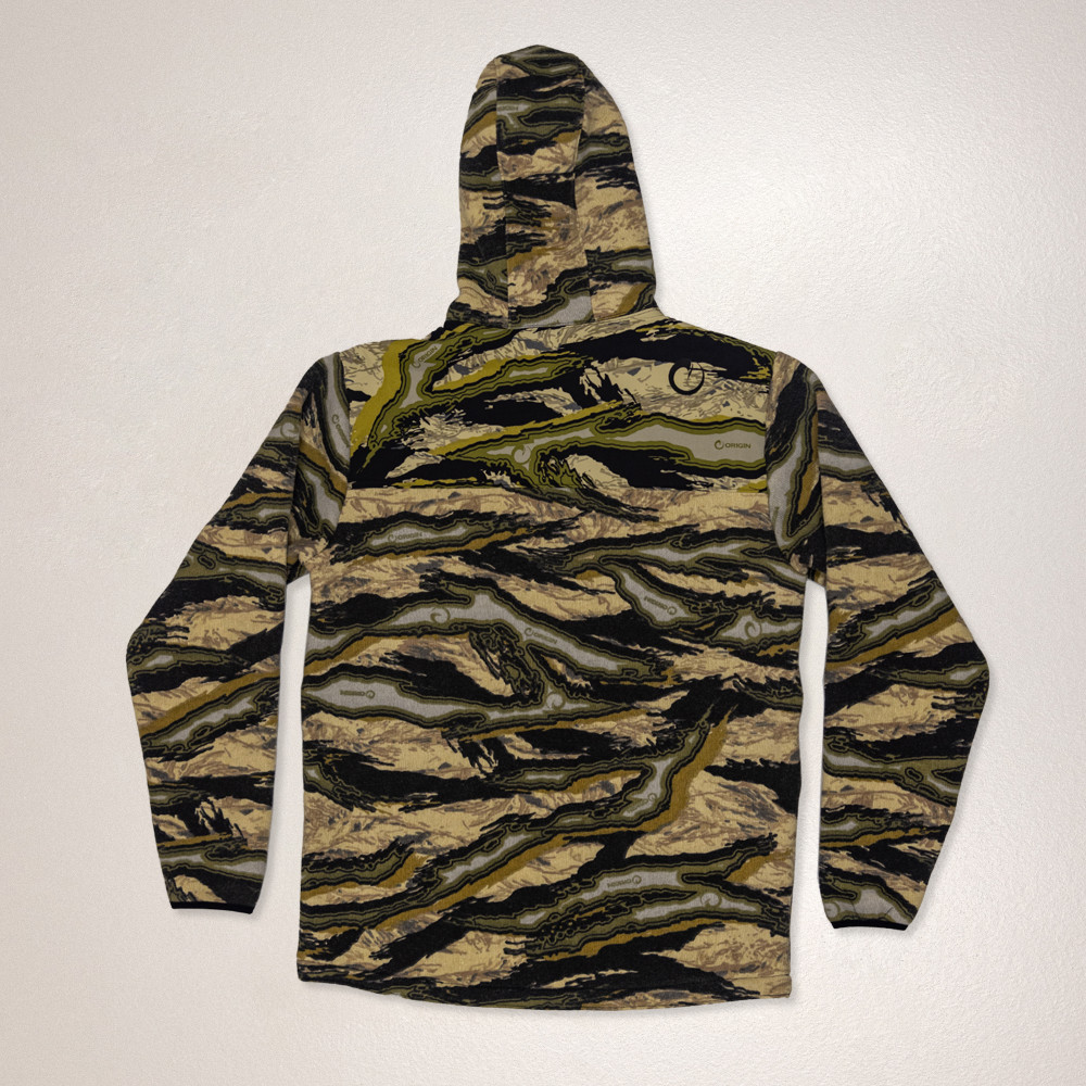 STEALTH WOOL™ HOODED JACKET ORIGIN RAPTOR™ HIGHLAND CAMO Origin USA