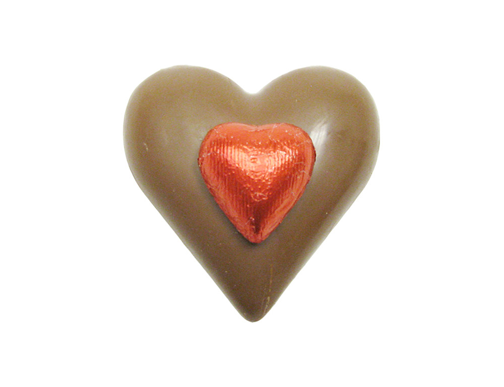 Solid Chocolate Heart- Small